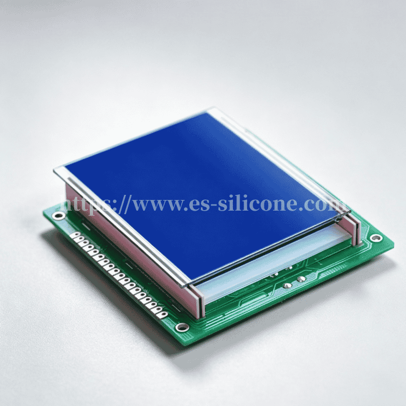 LCD display signal conduction